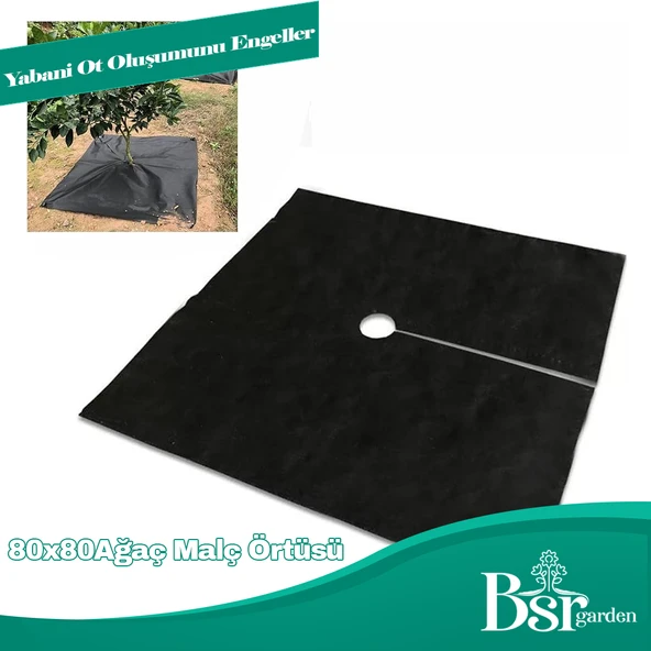 Ağaç Taban Örtüsü 80x80 10 Adet Bsr Garden - 5