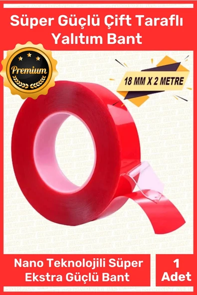 Duş Pvc Lavabo Küvet Tezgah Süper Güçlü Duvar Çerçeve Taşıyıcı Çift Taraflı Nano Teknolojili Bant