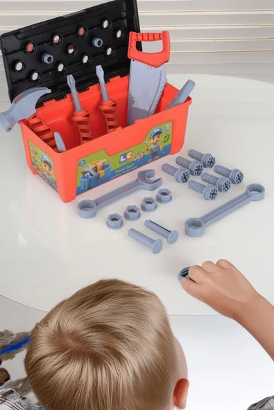 Minikler İçin Eğitici Oyuncak Alet Seti – 25 Parça, STEM Uyumlu Eğitici Oyuncak