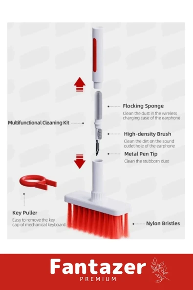 Özel Üretim Klavye Kulaklık Bilgisayar Tuş Çekme Aparatlı Gamer Airpods Laptop Notebook Temizleme - 3