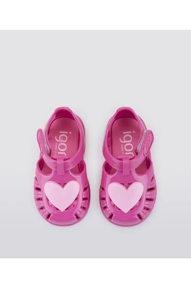 İgor S10310-007 TOBBY GLOSS LOVE Kız Çocuk Sandalet Fuşya 20-28 - 3