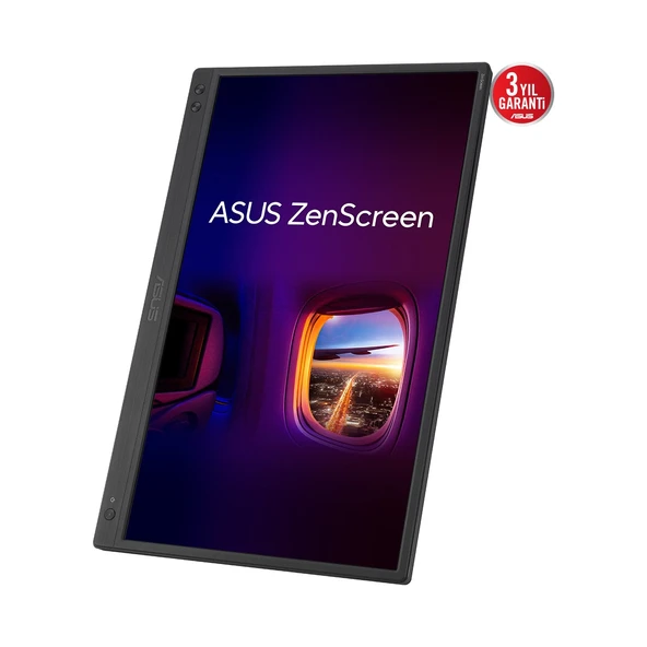 Asus ZENSCREEN MB166CR   15.6 IPS 1920x1080 5MS USB-C 3YIL MAT EKRAN,360° DAYANAKLI STAND, DUSUK MAVI ISIK TASINABILIR USB MONITOR - 4