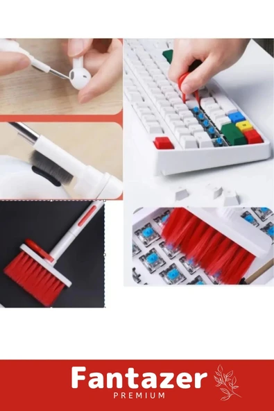 Özel Üretim Klavye Kulaklık Bilgisayar Tuş Çekme Aparatlı Gamer Airpods Laptop Notebook Temizleme - 4