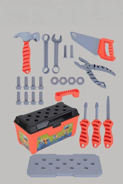 Minikler İçin Eğitici Oyuncak Alet Seti – 25 Parça, STEM Uyumlu Eğitici Oyuncak - 7