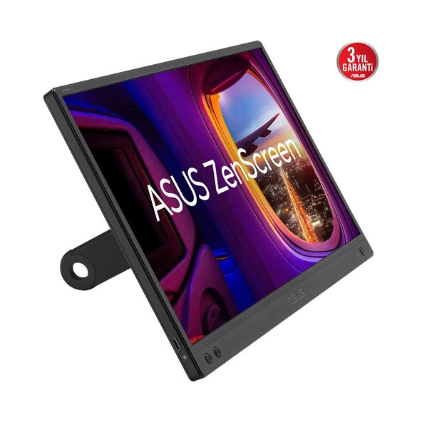Asus ZENSCREEN MB166CR   15.6 IPS 1920x1080 5MS USB-C 3YIL MAT EKRAN,360° DAYANAKLI STAND, DUSUK MAVI ISIK TASINABILIR USB MONITOR - 2