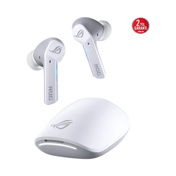 Asus Rog Cetra True Wireless Beyaz Bluetooth Oyuncu Kulaklık - 4