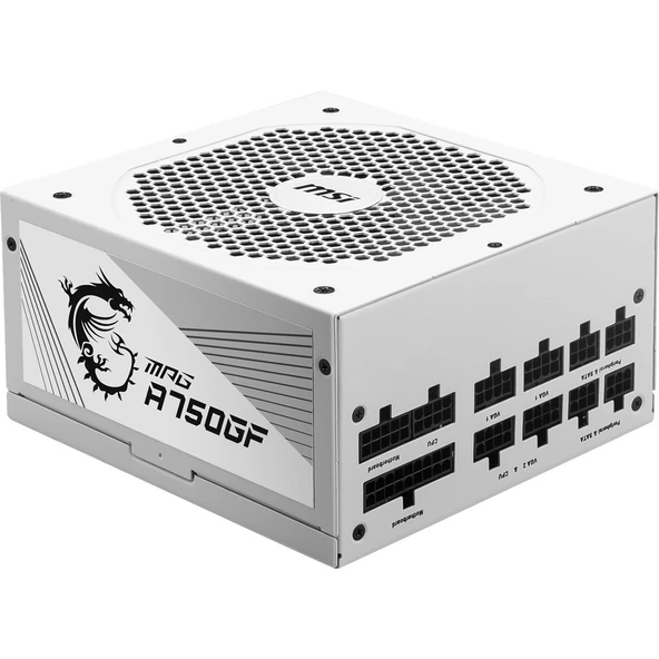 MSI MPG  A750GF White 750W 80+ Gold Power Supply - Beyaz