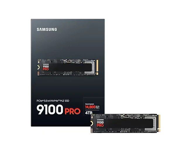 Samsung 9100 Pro 4TB M.2 NVMe SSD 14700/13400MB/s - 3