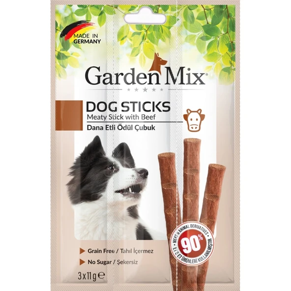 Garden Mix Stick Köpek Ödülü Dana Etli 3x5 gr ürün görseli