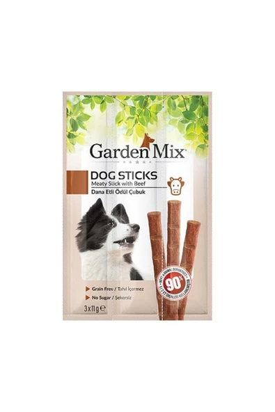 Garden Mix Dana Etli Stick Köpek Ödül Maması 3x11 gr