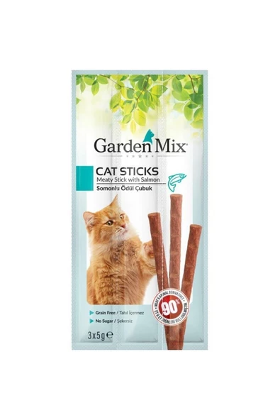 Garden Mix Stick Kedi Ödülü Somonlu 3x5 gr