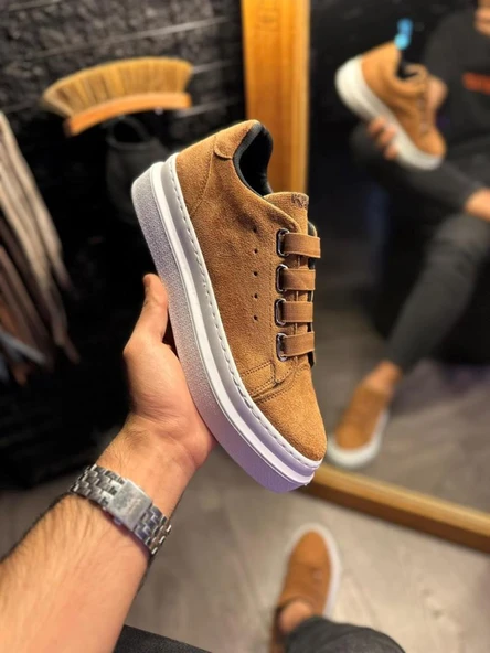 Knack Günlük Ayakkabı 521 Taba Süet - Resim 2