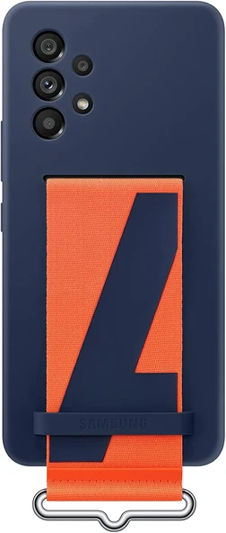 Samsung Galaxy A53 5G Kordonlu Kayışlı Silikon Kılıf Strap Cover, Lacivet