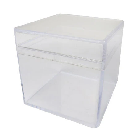 Kutu Akrilik Kare Şeffaf Hediyelik (25 ADET) Hediyelik ve Özel Gün Sunumları İçin Şık Seçim