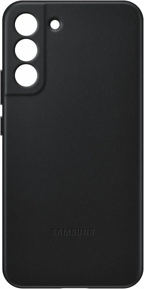 Samsung Galaxy S22+ Plus Hakiki Deri Kılıf, Siyah Lether Cover EF-VS906 - 8