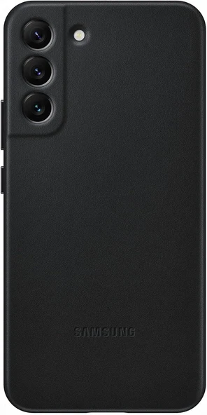 Samsung Galaxy S22+ Plus Hakiki Deri Kılıf, Siyah Lether Cover EF-VS906 - 1