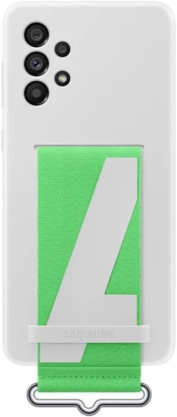Samsung Galaxy A73 5G Kordonlu Kayışlı Silikon Kılıf Strap Cover - Resim 12