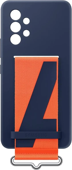 Samsung Galaxy A53 5G Kordonlu Kayışlı Silikon Kılıf Strap Cover, Lacivet - Resim 10