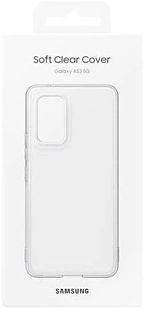 Samsung Galaxy A53 5G Soft Cover Yumuşak Şeffaf Kılıf, Siyah EF-QA536T - 2