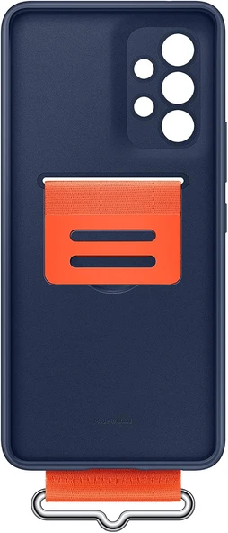 Samsung Galaxy A53 5G Kordonlu Kayışlı Silikon Kılıf Strap Cover, Lacivet - 6