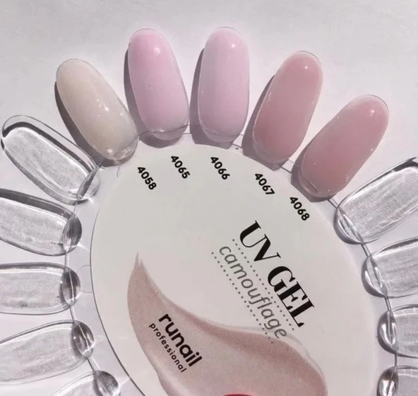 Runail Professional Protez Tırnak Jeli UV Gel Camouflage Lavanta Şafağı 15Gr. 4068 - 3