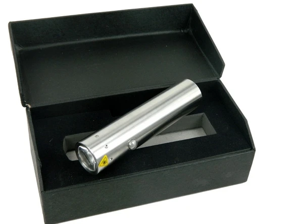 F BK30 Paslanmaz Metal El Feneri - Pilli, Kutulu, Sellektörlü ürün görseli 1