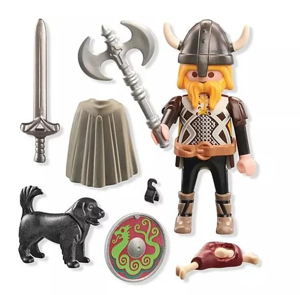 Playmobil 71755 Viking with Guard Dog - Resim 3