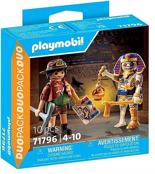 Playmobil 71796 DuoPack Treasure Hunter and Mummy ürün görseli 1
