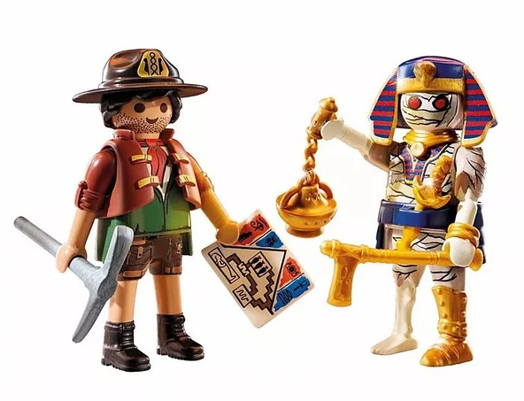 Playmobil 71796 DuoPack Treasure Hunter and Mummy - Resim 2