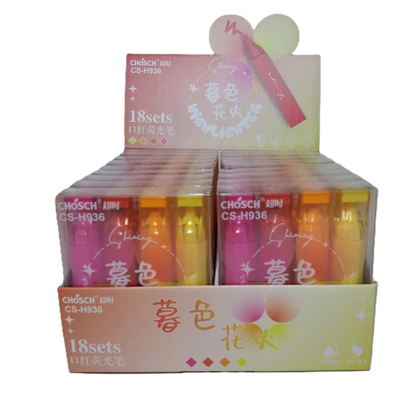 Bafix Fosforlu Kalem Chosch 4 Renk CS-H936 - 2