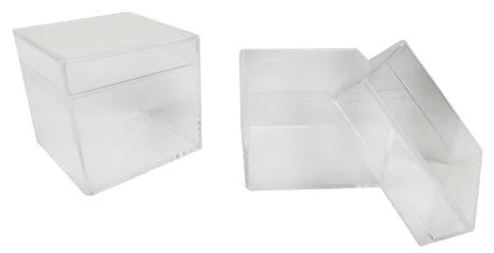 Kutu Akrilik Kare Şeffaf Hediyelik (12 ADET) Hediyelik ve Özel Gün Sunumları İçin Şık Seçim - 2