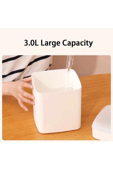 Hava Nemlendirici 3 Litre Büyük Boy Çift Püskürtme Ledli Ve Ultra Sessiz Kensa - 5