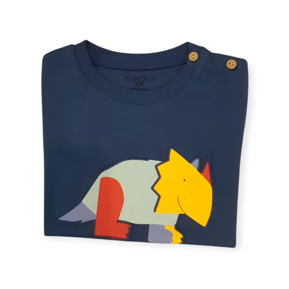 Dino Erkek Çocuk T-shirt ( 6-24 Ay ) - 2
