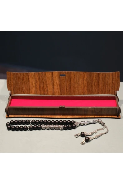 Kişiye Özel Isimli Tesbih - Oniks Doğal Taş Tesbih - Isimli Püsküllü Hediye Doğal Taş Tesbih- - 2