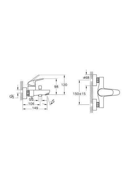 Artema Flow Round Banyo Bataryası A43057 - 2
