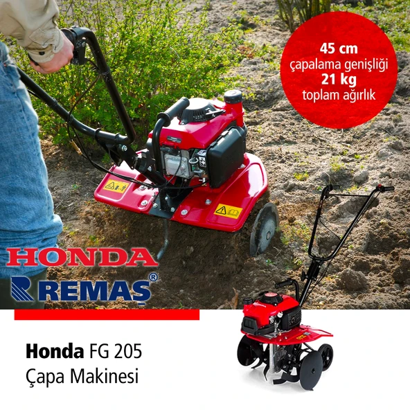Honda FG 205 GXV 50 2.5 HP 1 İleri Benzinli Çapa Makinesi - 5