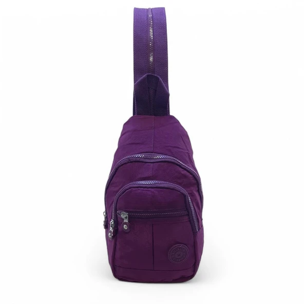 Body Bag Göğüs Çantası Klinkır Kumaş Çok Cepli 30*18 Cm Bady Bag Sırt Çantası Hafif Kumaş - 5