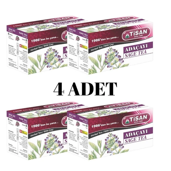 Tisan Adaçayı Tisan 4 Kutu