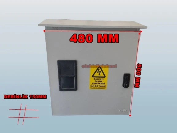 AKÖZ TRİFAZE 1 SAYAÇLI ŞANTİYE PANOSU ŞN 102