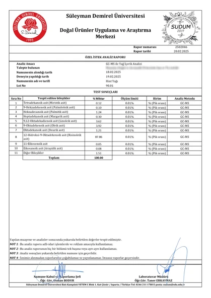 Hint Yağı / 100 ml. (HEXANSIZ) - Resim 3