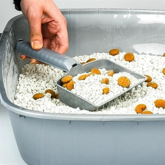 TOPTANBULURUM  Plastik Evcil Hayvan Kedi Kumu Temizleme Eleme Küreği - 3