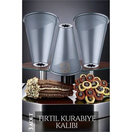 3 lü Tırtıl Kurabiye Şekillendirici Fracassi Design