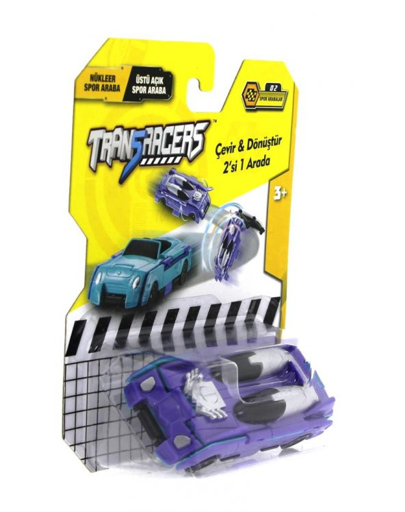 Transracers Dönüşen Araçlar Spor Arabalar Nükleer / Üstü Açık - 2