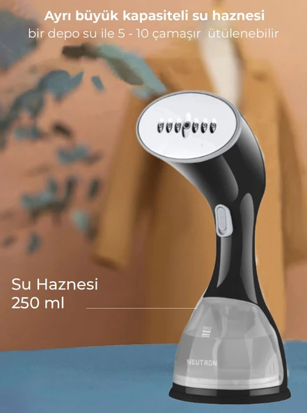 Neutron Kırışık Giderici Düzleştirici Portatif Buharlı Dikey Ütü - Resim 2