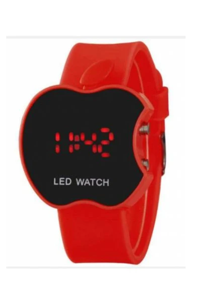 Elma Model Dijital Çocuk Saati