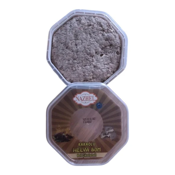 NAZHEL Kakakolu Bomba Helva 150 Gr.(Çikolata Dolgulu) - 3