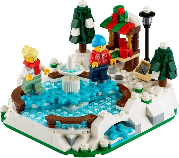 LEGO 40416 Iconic Ice Skating Rink Buz Pisti Paten