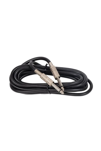 Elektro Gitar Baglama Saz Enstruman 6.3 Mono Jak Amfi Kablosu - 4
