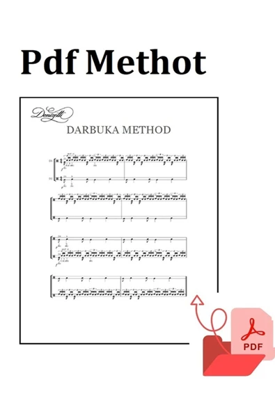 Erzincan İşlemeli Mısır Darbuka - Yedek Deri- Darbuka Metot Kitapçığı Pdf - 6