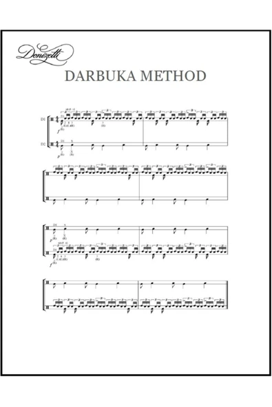 Darbuka Mısır Çömlek Siyah - Kullanım Klavuzu Method - 3